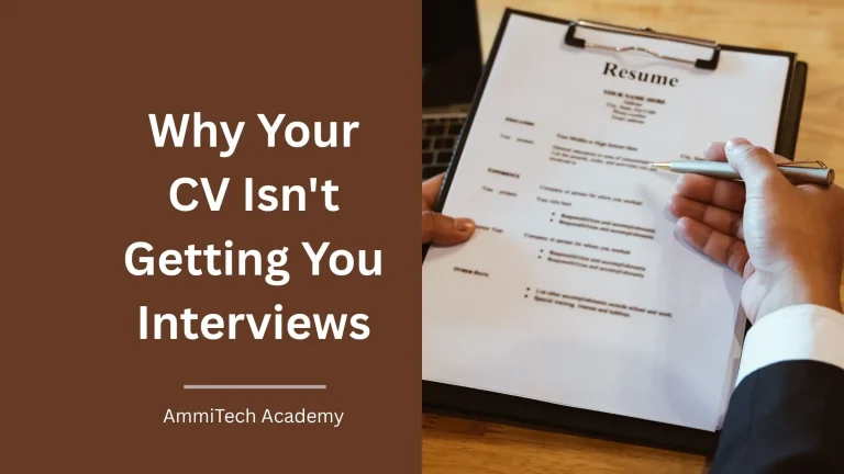 Why Your CV Isn’t Getting You Interviews