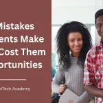 Student thinking about career opportunities