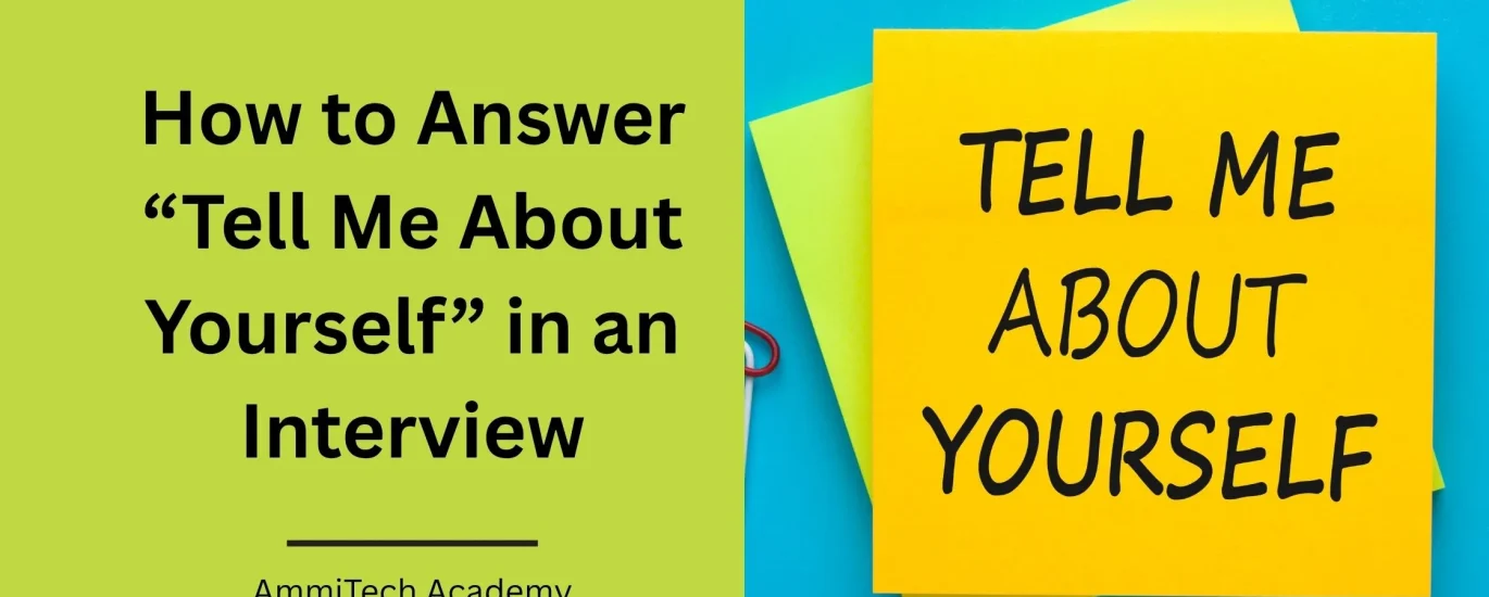 answering tell me about yourself during a job interview