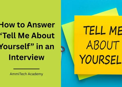 answering tell me about yourself during a job interview