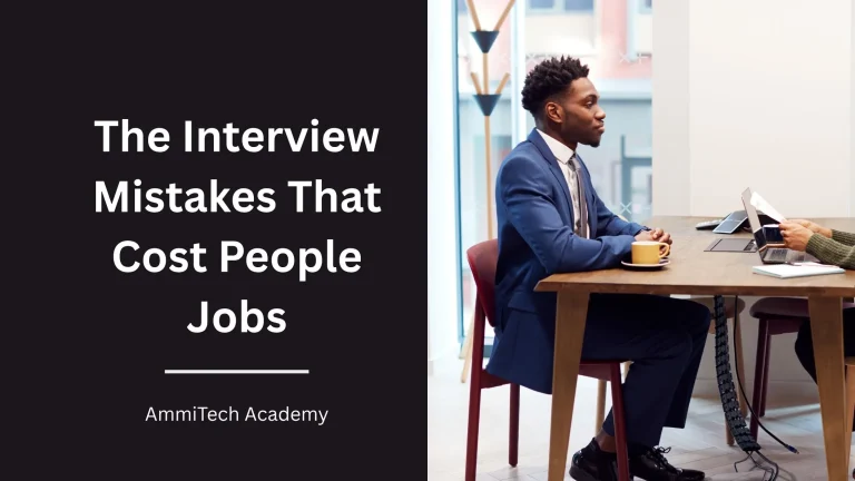 The Interview Mistakes That Cost People Jobs