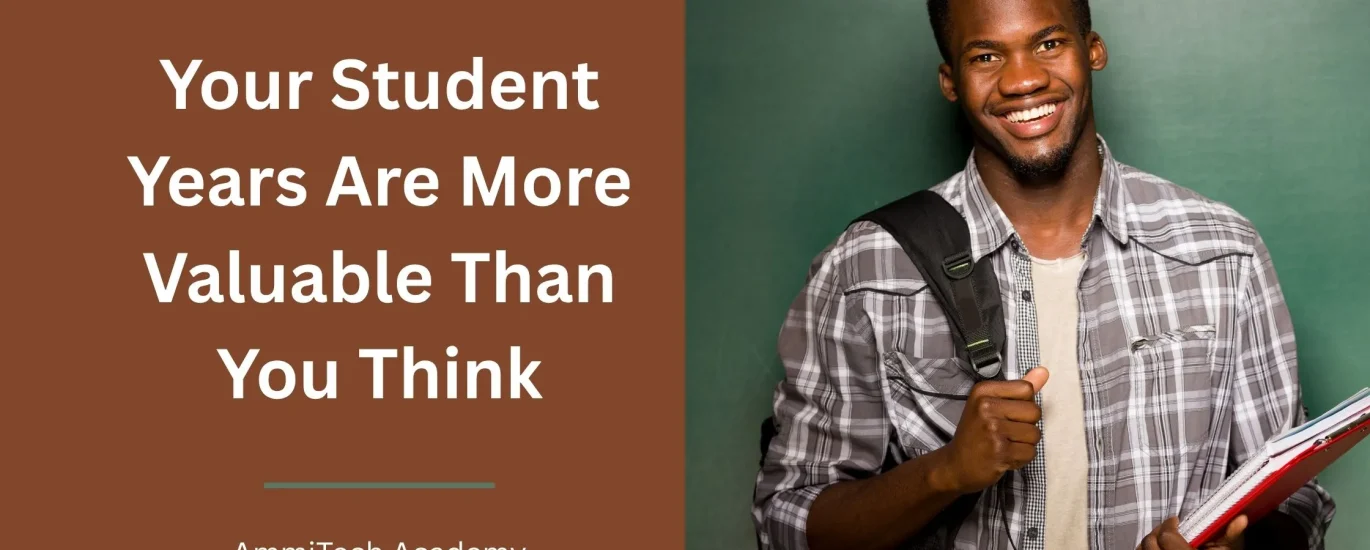 Student building skills and preparing for life after graduation