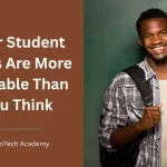 Student building skills and preparing for life after graduation