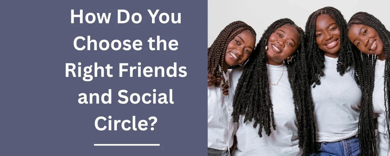 Young people choosing healthy friendships and a positive social circle