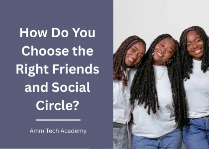 Young people choosing healthy friendships and a positive social circle